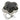9W099 - Rhodium + Ruthenium Brass Ring with AAA Grade CZ in Jet