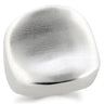 9W178 - Rhodium Brass Ring with No Stone