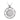 6X324 - High-Polished 925 Sterling Silver Chain Pendant with AAA Grade CZ in Clear