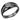 DA282 - IP Black(Ion Plating) Stainless Steel Ring with AAA Grade CZ in Clear