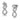 DA203 - High polished (no plating) Stainless Steel Earrings with AAA Grade CZ in Clear