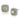 DA220 - Two-Tone IP Gold (Ion Plating) Stainless Steel Earrings with AAA Grade CZ in Clear