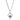 DA229 - High polished (no plating) Stainless Steel Chain Pendant with AAA Grade CZ in Amethyst