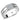 DA253 - High polished (no plating) Stainless Steel Ring with AAA Grade CZ in Clear