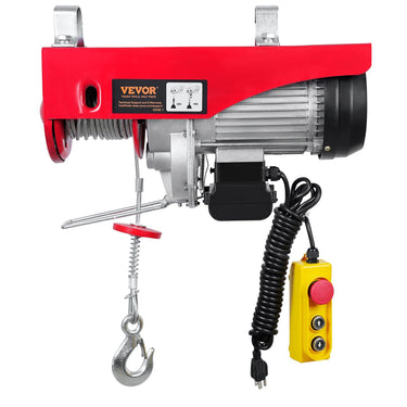 440lbs Electric Hoist with 14ft Wired Remote Control, Jeep Top Removal Lift 110 Volt with 40ft Single Cable Lifting Height & Pure Copper Motor, for Garage Warehouse Factory