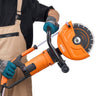 Electric Concrete Saw, 9 in, 1800 W 15 A Motor Circular Saw Cutter with 3.5 in Cutting Depth, Wet/Dry Disk Saw Cutter Includes Water Line, Pump and Blade, for Stone, Brick