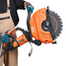 Electric Concrete Saw, 16 in, 3200 W 15 A Motor Circular Saw Cutter with Max. 6 in Adjustable Cutting Depth, Wet Disk Saw Cutter Includes Water Line, Pump and Blade, for Stone, Brick