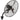 Wall-Mount Misting Fan, 30 Inch, 3-speed High Velocity Max. 9500 CFM, Waterproof Oscillating Industrial Wall Fan, Commercial or Residential for Warehouse, Greenhouse, Workshop, Black, ETL Listed