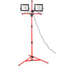 LED Work Light with Stand, 10000 Lumen Dual-head LED Work Light with 27.6"-68.1" Adjustable and Foldable Tripod Stand, IP65 Waterproofed LED Tripod Work Light, with 5000 Kelvin Color Temperature