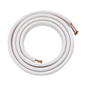 16FT Mini Split Line Set, 1/4" & 3/8" O.D Copper Pipes Tubing and Triple-Layer Insulation, for Air Conditioning or Heating Pump Equipment & HVAC with Rich Accessories (18ft Connection Cable)
