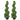 2 pcs. Artificial Boxwood Tower Topiary Spiral Artificial Plant 122cm high Decorative Plant Green Plastic PE Iron Topiary Plants incl. 10 pcs. Replacement Leaves