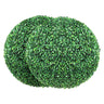Artificial Topiaries Boxwood Trees, 20' Tall (2 Pieces), Ball-Shape Faux Topiaries Plant, All-year Green Feaux Plant Decorative Balls for Backyard, Balcony,Garden, Wedding and Home Décor