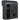 Through The Door Key Drop Box, Heavy Duty Steel Through the Door Mailbox with 12" Combination Lock, Mail Drop Box, Dark Gray
