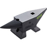 Cast Steel Anvil, 22 Lbs(10kg) Single Horn Anvil with Large Countertop and Stable Base, High Hardness Rugged Round Horn Anvil Blacksmith, for Bending, Shaping