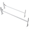 Van Roof Ladder Rack, 2 Bar Alloy Steel Ladder Racks, Adjustable from 47.2"-78.7", 500 lbs Capacity, Roof Rack Compatible with Full-size Vans with Rain Gutter, Chevrolet Express, GMC Savana, etc
