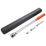 Torque Wrench, 1/2-inch Drive Click Torque Wrench 20-250ft.lb/34-340n.m, Dual-Direction Adjustable Torque Wrench Set, Mechanical Dual Range Scales Torque Wrench Kit with Adapters Extension Rod