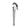 Pipe Wrench, 14" Aluminum Straight Pipe Wrench, Automatic Jaw Adjustment, Adjustable Plumbing Wrench, Easy to Carry, Ergonomic Handle, Hangable Design, for Water Pipes, Automotive Repairs