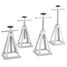 RV Stabilizer Jacks, 4 Pack Aluminum RV Leveling Jacks, RV Stack Jacks for RV Travel Trailer Camper, Single Screw Jack Support up to 6000 Lbs, Adjustable from 11 inch to 17 inch