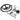 Outboard Steering System 10' Boat Steering Cable 10 Feet Marine Steering System 3/4'' Shaft with 13.5 Inch Wheel for Yachts and Waterborne Vehicles