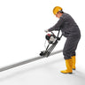 Gas Concrete Power Screed, 8ft Aluminum Board Straight Edge Bar Set, 4 Stroke Cement Finishing Vibrating Motor with Height Adjustable Handles, High Efficient Concrete Tools 6500RPM