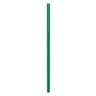 8FT U-Channel Sign Post, 4Pack Green Heavy Duty Steel Fixed Fence Post, Steel Fence U-Channel Sign for Garden, Courtyard, Farm or Traffic Intersection