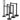Crowd Control Stanchions, 6-Pack Crowd Control Barriers, Carbon Steel Baking Painted Stanchion Queue Post with Sign Holder & 3PCS 6.5FT Retractable Belt, Belt Barrier Line Divider, Easy Assembly