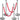 4PCS Stainless Steel Stanchion Posts Queue, Red Velvet Ropes Silver, 38In Rope Barriers Queue Line Crowd Control Barriers for Party Supplies
