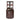 Corner Industrial Bar Cabinet, Wine Table for Liquor & Glasses, Sideboard Buffet Cabinet with Glass Holder, Freestanding Farmhouse Wood Coffee Bar Cabinet for Living Room, Home Bar, Black Walnut
