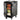 Insulated Food Pan Carrier, 109 Qt Hot Box for Catering, LLDPE Food Box Carrier w/Double Buckles, Front Loading Food Warmer w/Handles, End Loader w/Wheels for Restaurant, Canteen, etc. Black