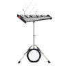 30 Note Glockenspiel Xylophone Bell Kit, Professional Percussion Instrument Set with Mallets, Drum Sticks, Music Stand, 8" Practice Pad, Adjustable Stand and Carrying Bag for Students & Adults