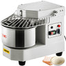 Commercial Food Mixer, 8.5Qt Capacity, 450W Dual Rotating Dough Kneading Machine with Food-grade Stainless Steel Bowl, Security Shield & Timer Included, Baking Equipment for Restaurant Pizzeria