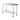 24 x 60 x 40 Inch Stainless Steel Work Table, Commercial Food Prep Worktable with Casters, Heavy Duty Prep Worktable, Metal Work Table with Adjustable Height for Restaurant, Home and Hotel