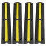 4 PCs 39'' Cable Protector Ramp 18000 lbs Speed Bump Floor Cable Protector