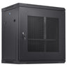12U Wall Mount Network Server Cabinet, 15.5'' Deep, Server Rack Cabinet Enclosure, 200 lbs Max. Ground-mounted Load Capacity, with Locking Door Side Panels, for IT Equipment, A/V Devices