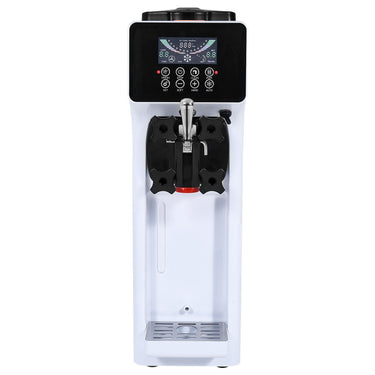 Commercial Ice Cream Machine, 10.6 QT/H Yield, 1000W Single Flavor Countertop Soft Serve Ice Cream Maker, with 4L Hopper 1.6L Cylinder, LCD Panel Auto Clean Pre-cooling, for Restaurant Snack Bar