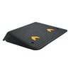 Rubber Threshold Ramp, 4" Rise Wheelchair Ramp Doorway, Recycled Rubber Power Curb Ramp Rated 33069 Lbs Load Capacity, Non-Slip Textured Surface Rubber Ramp for Wheelchair Car Scooter