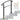 3-Step Transitional Handrail Fits 1 or 3 Steps Matte Stair Rail Wrought Iron Handrail with Installation Kit Hand Rails for Outdoor Steps (Unadjustable) (Black)