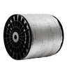 Polyester Pull Tape, 1" x 2103' Mule Tape Flat Rope, 6000 lbf Tensile Capacity, Printed Webbing Cable Pulling Tape for Packaging, Gardening, Commercial Electrical, Conduit Work, White