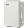 Outdoor Electrical Junction Box, 16.93 x 12.99 x 7.09 in, ABS Plastic Electrical Enclosure Box with Hinged Cover Stainless Steel Latch, IP67 Dustproof Waterproof for Outdoor Electrical Projects