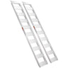 Aluminum Ramps, 1250lbs, Straight Ramp with Treads and Load Straps, Portable Loading Ramp for Motorcycles, ATVs, Trucks, Lawn Mower, Dirt Bike, Garden Tractor, 78"L x 12"W, 2Pcs