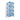 4 Tiers Water Jug Holder Double Row Water Bottle Rack for 8 Bottles Silver