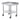 Stainless Steel Work Table, 24 x 28 x 30 Inch Commercial Food Prep Worktable with 4 Wheels, Casters, 3-Sided Backsplash Heavy Duty Prep Worktable, Metal Work Table for Restaurant Home Hotel