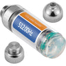 512HZ Sonde 8/5" and 1/4-20" Connectors Rigid Drain Locator for Locating & Detecting Small Sewer & Pipelines, Silver