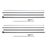 Feather Flag Pole Kit 2 Packs Swooper Flag Pole 16.3 ft with Ground Stakes