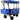 Extra Large Collapsible Garden Cart with Removable Canopy, Folding Wagon Utility Carts with Wheels and Rear Storage, Wagon Cart for Garden, Camping, Grocery Cart, Shopping Cart, Blue