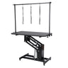 43" Hydraulic Pet Grooming Table, Heavy Duty Dog Grooming Arm for Medium/ Small Dogs, Height Adjustable Dog Grooming Station, Anti Slip Tabletop /Dog Grooming Station, Max Bearing 400LBS