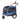 Dog Bike Trailer, Supports up to 100 lbs, 2-in-1 Pet Stroller Cart Bicycle Carrier, Easy Folding Cart Frame with Quick Release Wheels, Universal Bicycle Coupler, Reflectors, Flag, Blue/Black