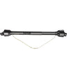 PTO Shaft, 1-3/8" PTO Drive Shaft, 6 Spline Tractor, Round Implement Ends PTO Driveline Shaft, Series 4 Tractor PTO Shaft, 43"-61" Brush Hog PTO Shaft Black, for Finish Mower, Rotary Cutter
