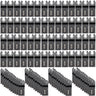 100PCS Oscillating Saw Blades, Quick Release Multitool Blades Kit, HCS Tool Blades for Wood Plastic, Compatible with Dewalt Dremel Fein Worx Bosch Makita Milwaukee