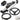 300HP Hydraulic Boat Steering Kit, Hydraulic Steering Helm Pump, Aluminum Alloy Steering Cylinder, 13.5" Steering Wheel with 10" Hydraulic Steering Hose for Boat Steering System